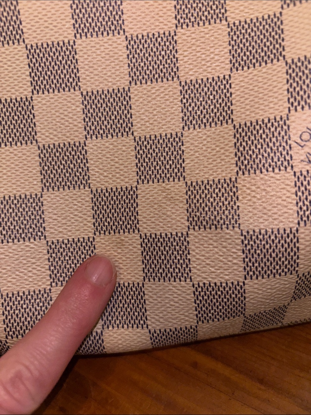Louis Vuitton Speedy 25 in Damier Azur canvas - Picture 5 of 14